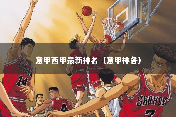 意甲西甲最新排名（意甲排各）